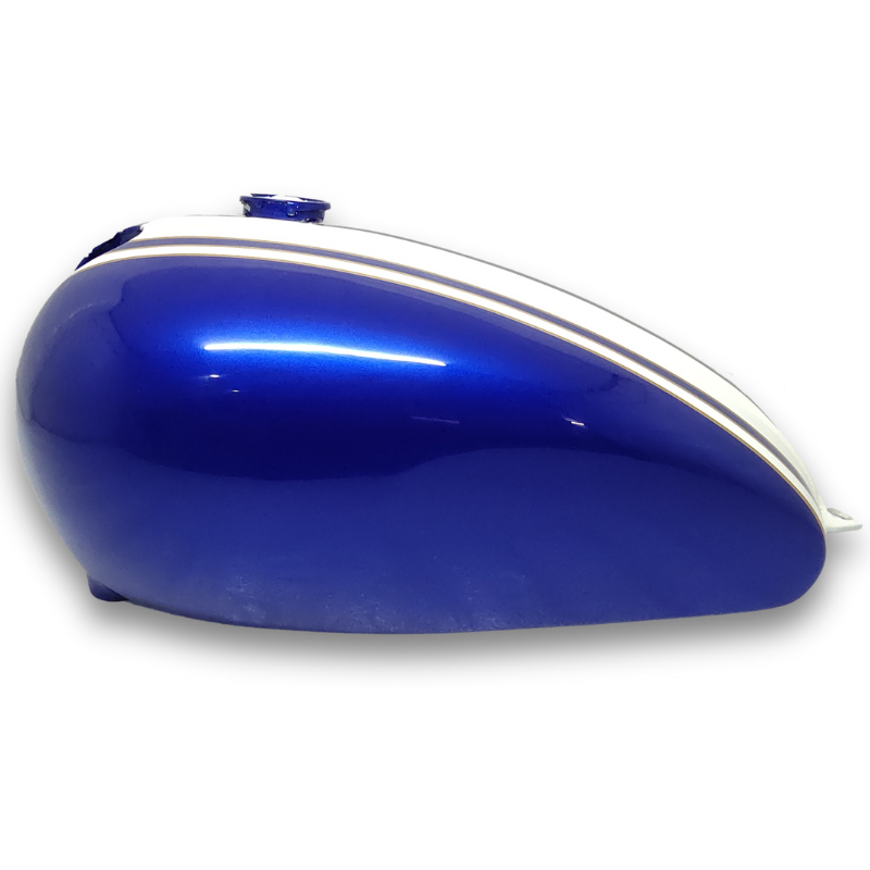 Gas Tank For 1960's Triumph 650cc TR6C Trophy Blue