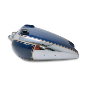 Gas Tank For 1940's Bsa C10 C11 Chrome and Blue