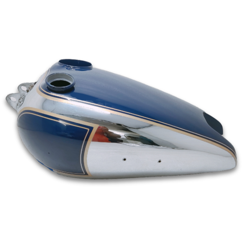 Gas Tank For 1940's Bsa C10 C11 Chrome and Blue