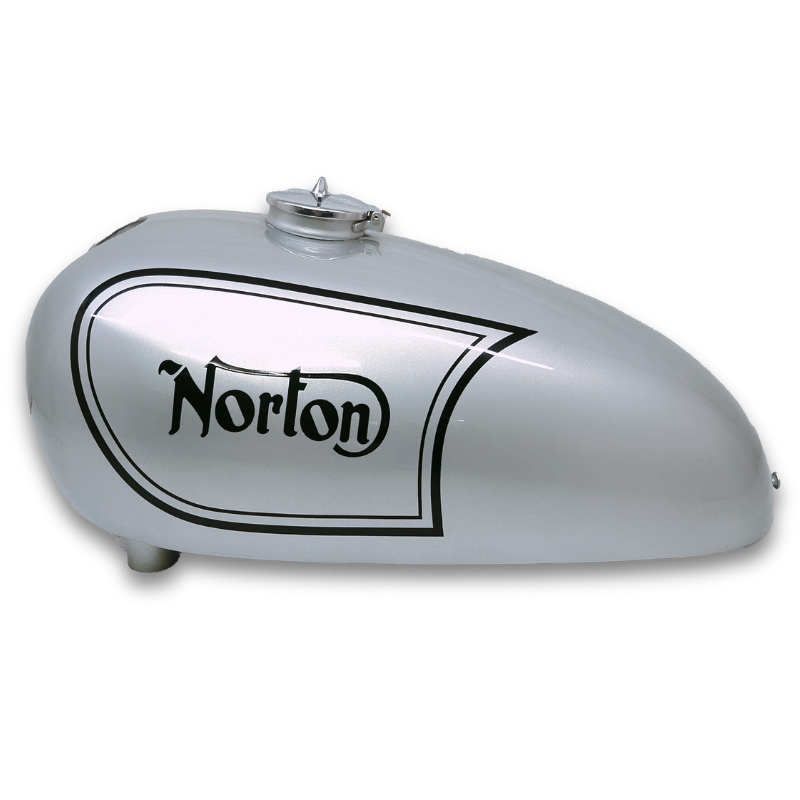 Gas Tank For Norton P11 N15 1960's Silver with Cap