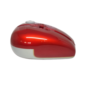 Gas Tank For Triumph T120R 1971 & Onward Cherry and Silver