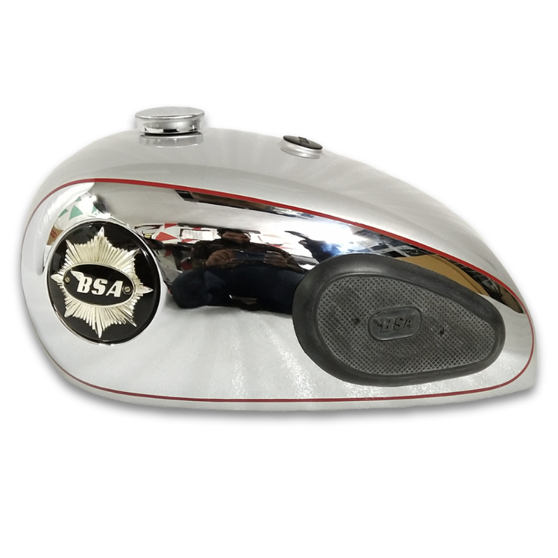 Gas Tank For Bsa A7 Shooting Star Silver