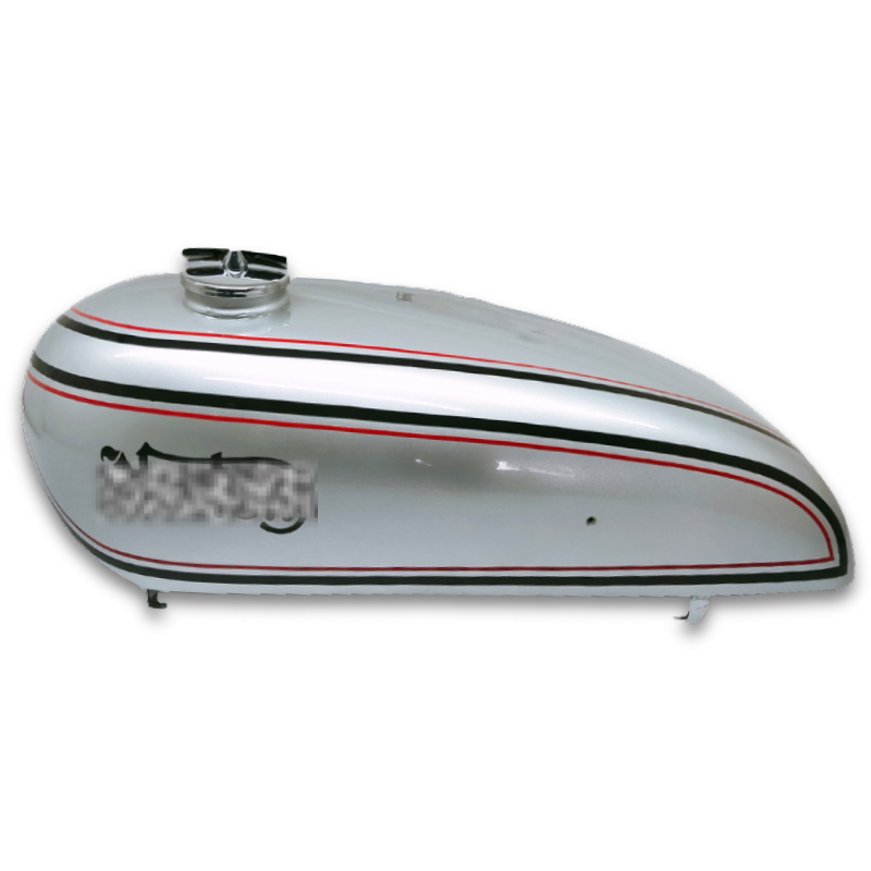 Gas Tank For 1930 Norton 490cc Model 18 Silver