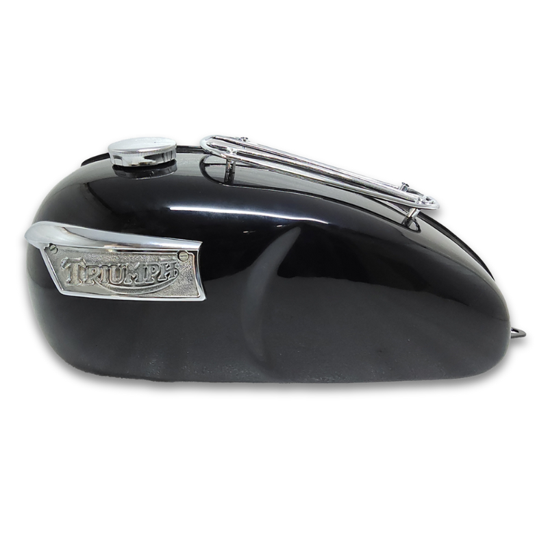 Gas Tank For 1960's Triumph 650cc 6T Thunderbird Black
