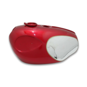 Gas Tank For 1960's BSA Firebird 650 Scrambler Cherry and Chrome