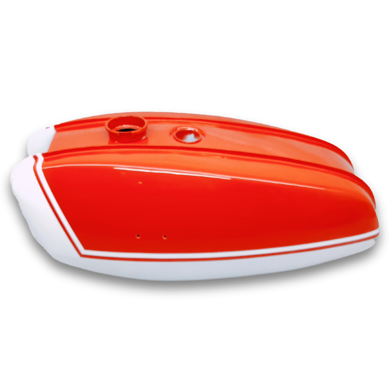 Gas Tank For Bsa A65 Thunderbolt Lightning 1970's Orange