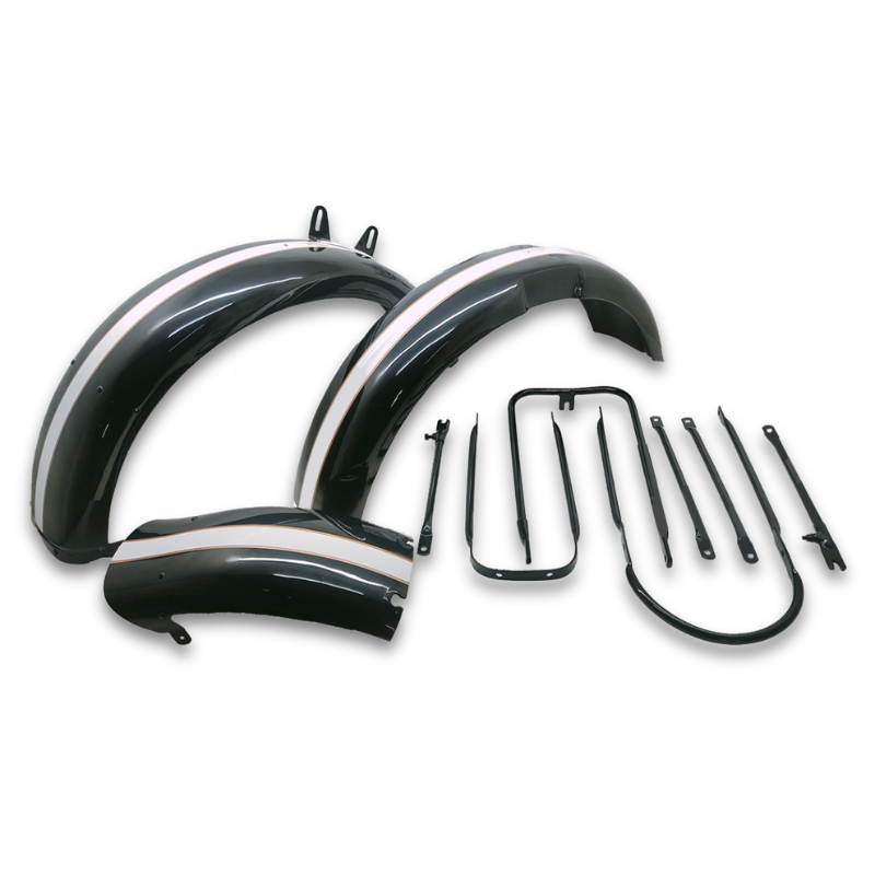 Mud Guard Set For Bsa M20 M21 Black