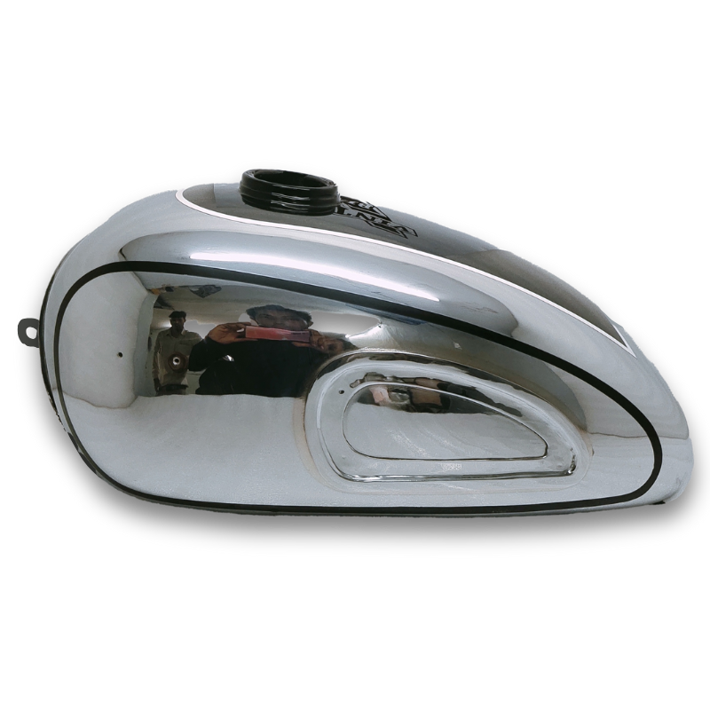 Gas Tank For Horex 1950's Regina 400cc Black & Chrome