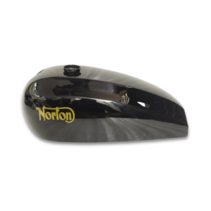Gas Tank For Norton Dominator Model 88 99 Wideline 1950's Black