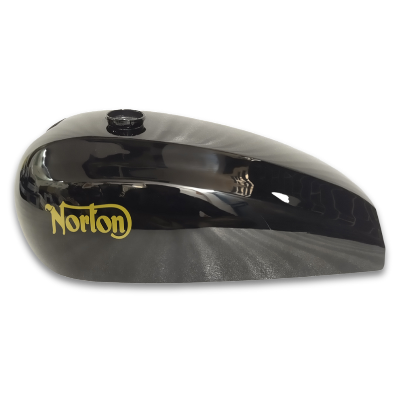 Gas Tank For Norton Dominator Model 88 99 Wideline 1950's Black