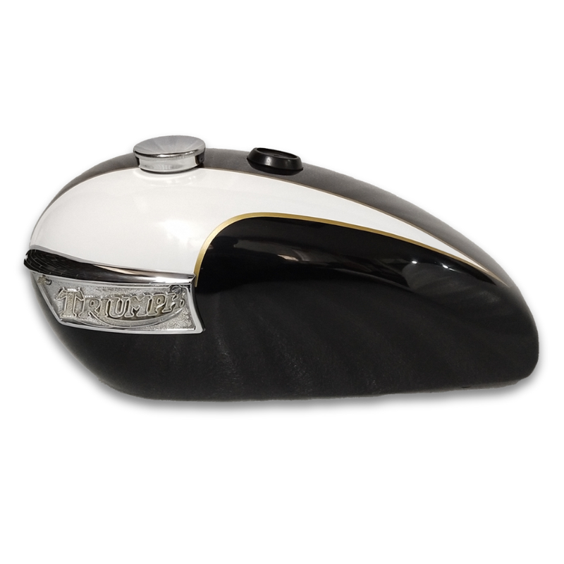 Gas Tank For 1970's Triumph T140 Bonneville Black