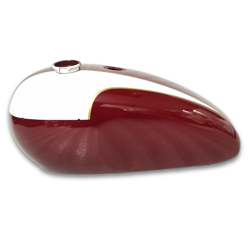Gas Tank For 1970's Triumph T140 Bonneville Maroon