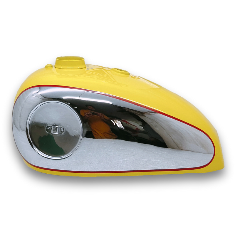 Gas Tank For BSA 1950's Catalina Scrambler 500cc Yellow