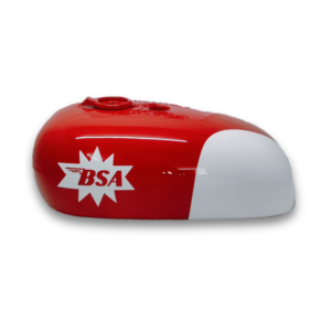 Gas Tank For 1960's BSA Spitfire Special MKIII Red and White