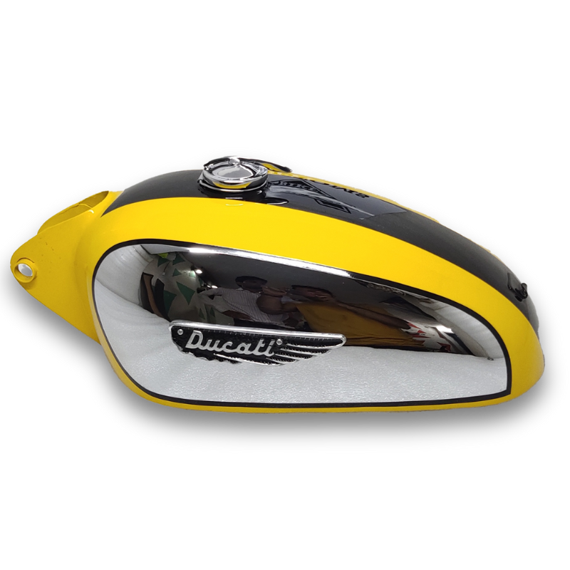 Gas Tank For Ducati 350Cc Scrambler 1960's Yellow