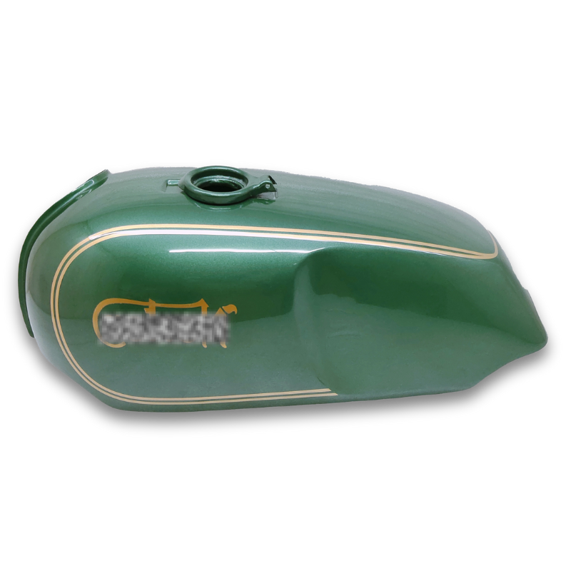 Gas Tank For Norton Commando 750 850 Green with Gold Stripe