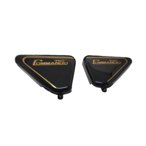 Side Panels For Norton Commando 750 Black