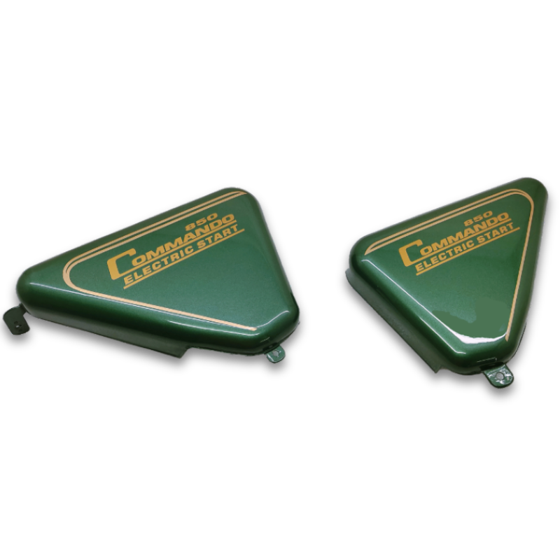 Side Panels For Norton Commando 850 Electric Green