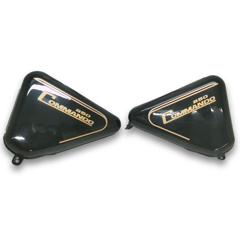 Side Panels For Norton Commando 850 Black