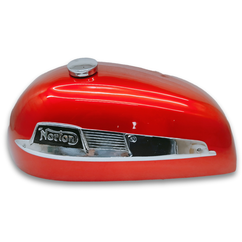 Gas Tank For Norton Mercury 650cc 1970's Cherry with Badge