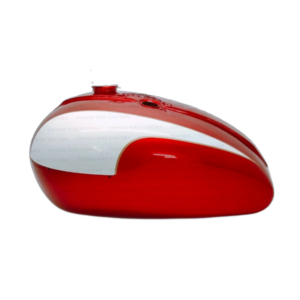 Gas Tank For Triumph T120R 1971 & Onward Cherry and White