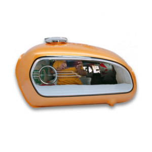 Gas Tank For Bmw R75/5 1970's Toaster Amber Color with Side Plates