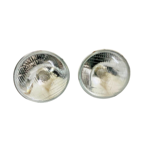 2x LUCAS TYPE 7 INCH HEADLIGHT HEADLAMP BEAM SUITABLE FOR CAR AND BIKES