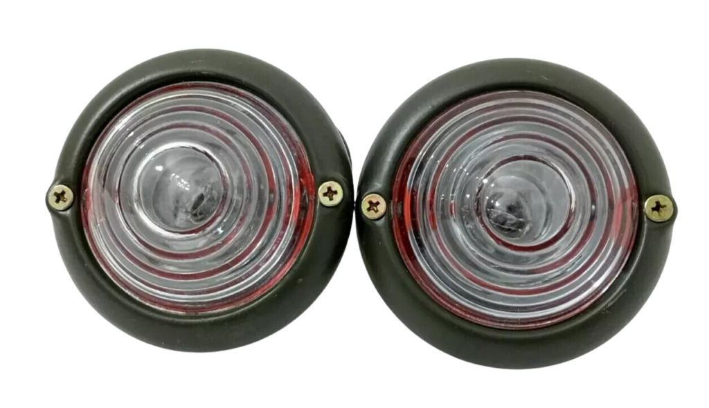 FITS Willys Jeeps Parking Turn Signal Indicator Clear Glass Light