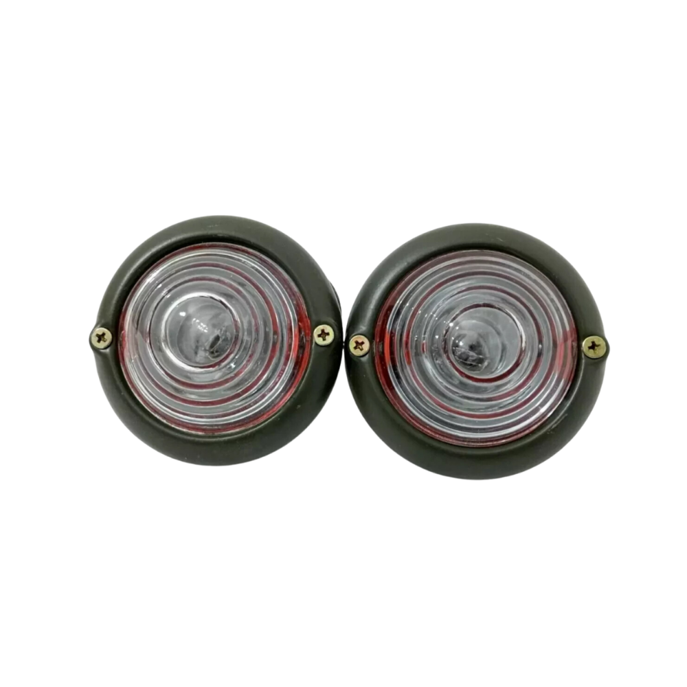 FITS Willys Jeeps Parking Turn Signal Indicator Clear Glass Light