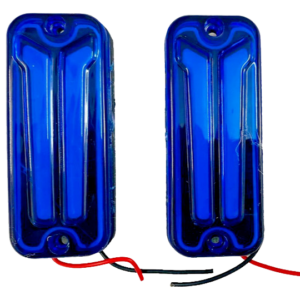 Suzuki Samurai SJ410 SJ413 Gypsy Front / Rear Indicators 12v LED Light Blue Set