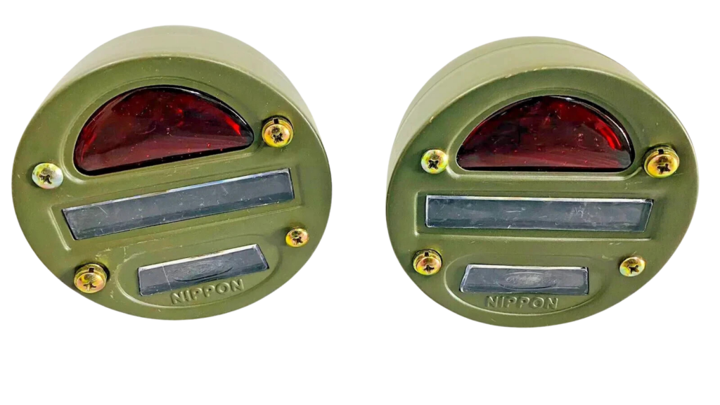 Fits Willys MB Ford GPW Jeep Truck Military Cat Eye Rear Tail Light 4'' (Pair)