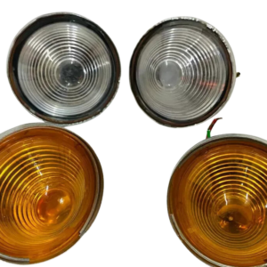 WILLYS JEEP CJ-3B CJ3 CJ5 CJ6 PARKING/TURN SIGNAL CLEAR AND ORANGE LIGHT SET