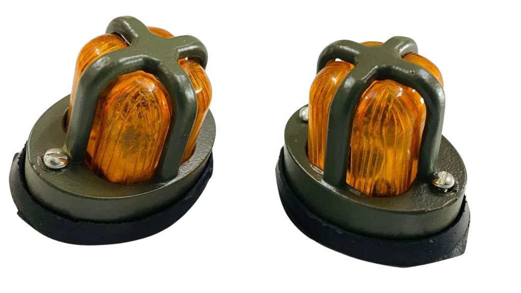 Fits Willys Military Jeeps Truck Front Rear Fender Lights+ Grill Set Raw Paint