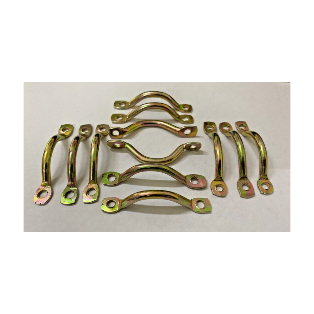 FITS JEEP WILLYS MB GPW CJ2A 3A 3B CJ5 M38 M38A1 FOOTMAN LOOPS BRACKET 12 PCS