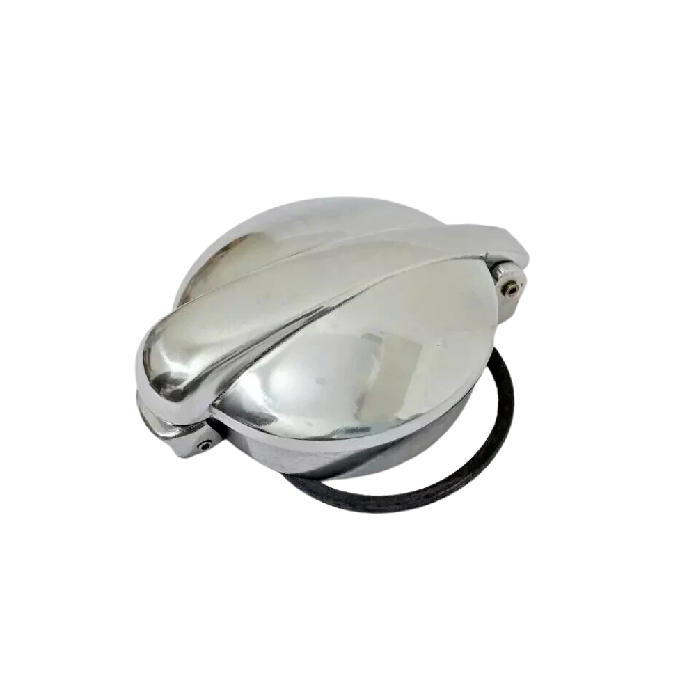 Flip Up Gas Petrol Fuel Filler Monza Cap Alloy 2" Inch Threaded Neck