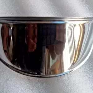 NEW PAIR MINI MORRIS MINOR STAINLESS STEEL POLISHED HEAD LIGHT SHADES PEAKS HQ