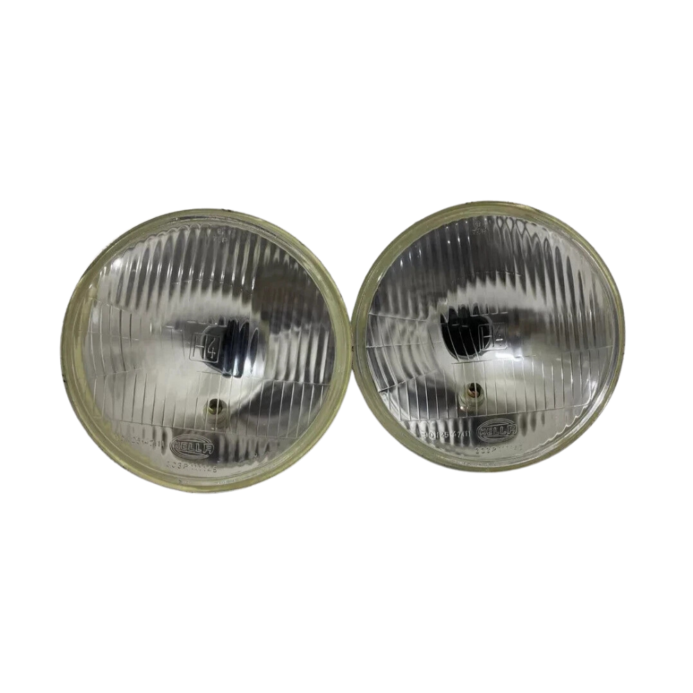 FITS Hella Headlight Lamp Full Beam 7" High Low Beam Light Pair Seepage Proof