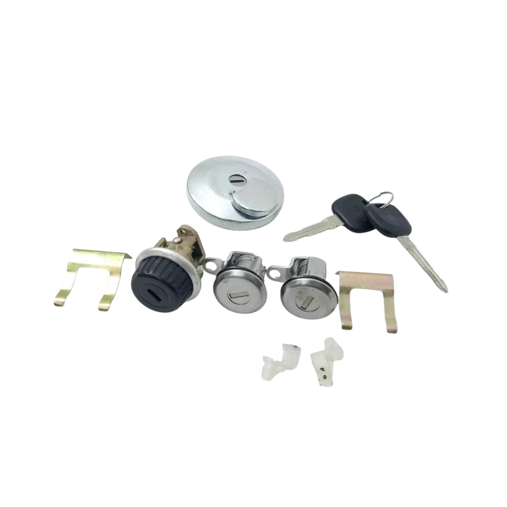 Fits Suzuki Samurai Sierra Lockable Fuel Cap Door Glove Box Lock Set