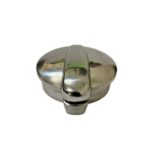 2.5" MONZA POLISHED ALLOY PETROL TANK FUEL FLIP CAP CAFE RACER BSA AJS