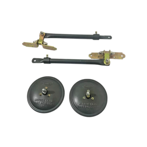 FITS Vintage Jeep Willys Pair Of Adjustable Arm Mirror Bracket Kit 5" Mirror