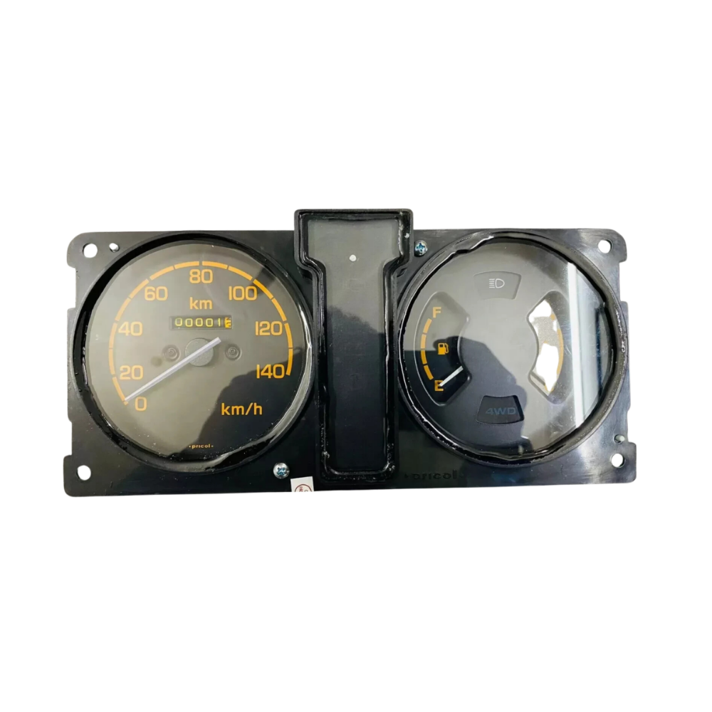 FITS SUZUKI SAMURAI 85'-88' INSTRUMENT CLUSTER SPEEDOMETER W/HOOD - KPH (OEM)