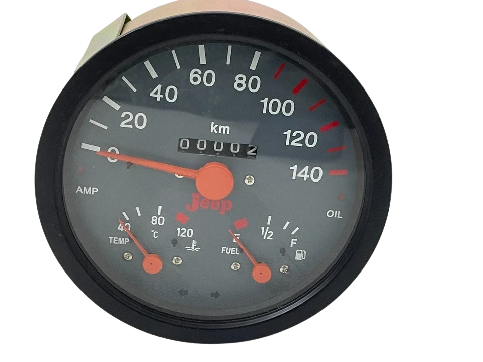 Fits Willys jeeps Speedo Cum Temperature Fuel Meter & Amp. Oil Indicator