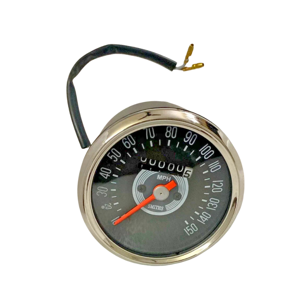 FITS Triumph BSA Motorbikes Replica Smiths 150 MPH Speedometer Black