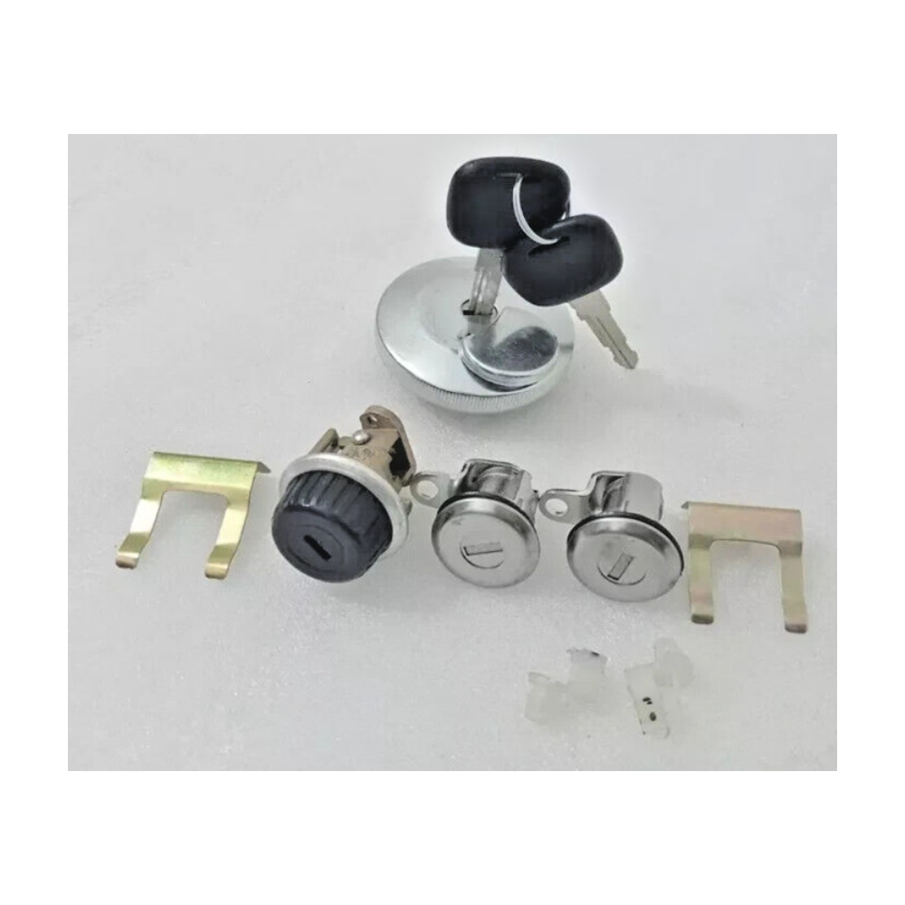 Fits Suzuki Samurai SJ410 SJ413 Sierra Lockable Fuel Cap Door Glove Box Lock Set