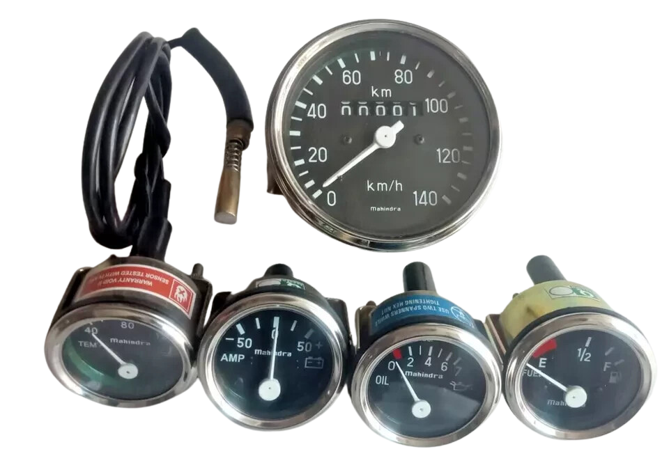 FITS Willys Jeep Complete Speedometer With Mechanical Temp Gauge