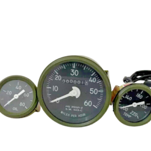 Fits Willys MB Jeeps Ford GPW Gauges Kit Speedometer Temp-Oil Fuel Ampere