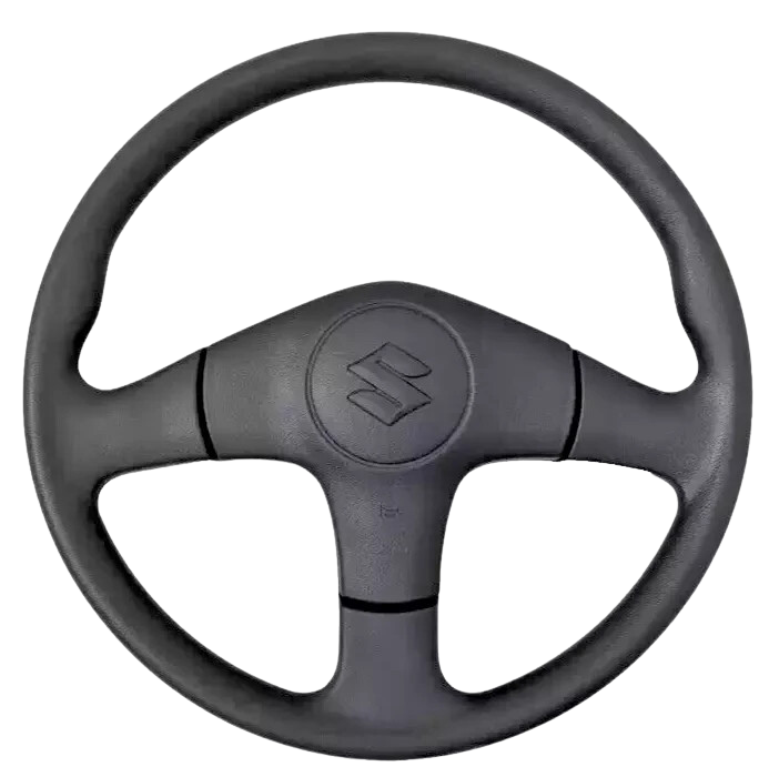 Suzuki Samurai SJ410 SJ413 Jimny Steering Wheel With Horn Button Black Color