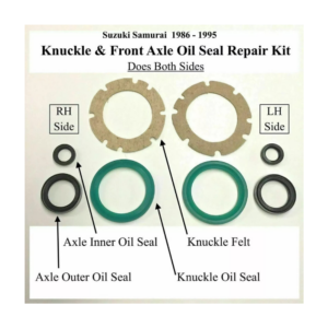FITS Suzuki Samurai 80'-95' Front Steering Knuckle Oil Seal & Felts