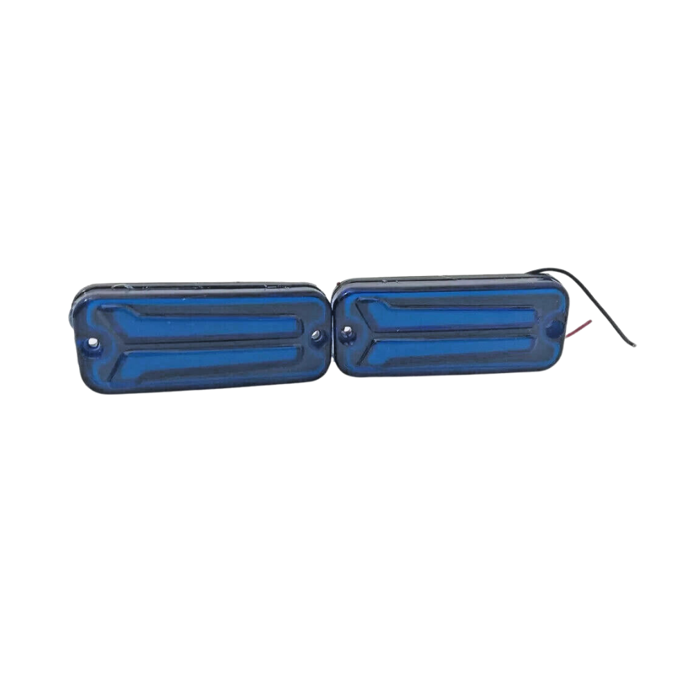 FITS Suzuki Samurai SJ410 SJ413 Front Or Rear Indicators Blue LED Light Set of 2