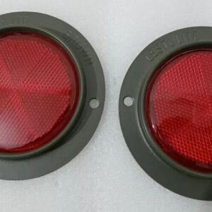 Pair Red Reflector Late M-series Fits jeeps Willys M38 M38A1 M151 M37 M715